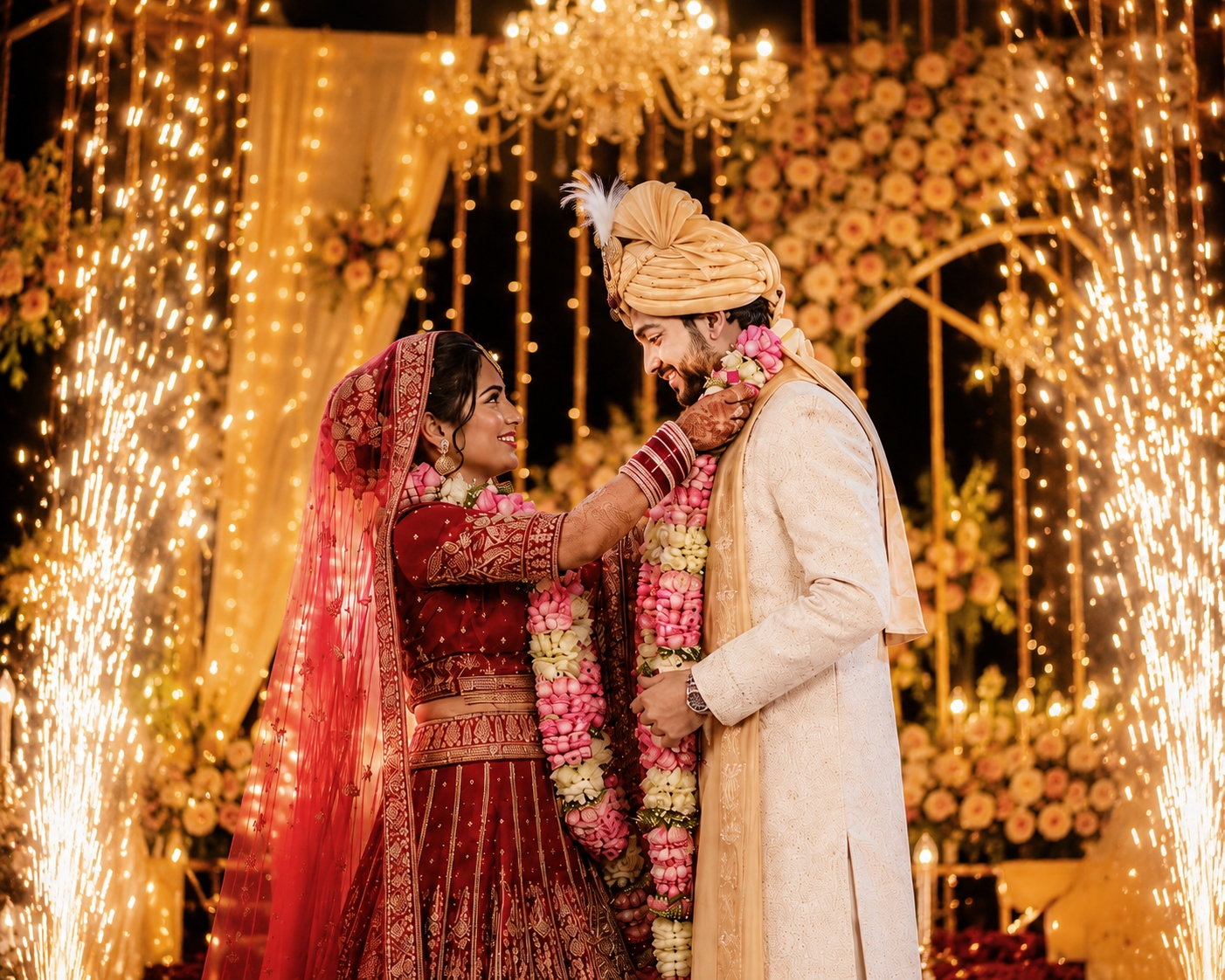 Grand Royal Wedding Stage Setup by Mahadev Events Gorakhpur