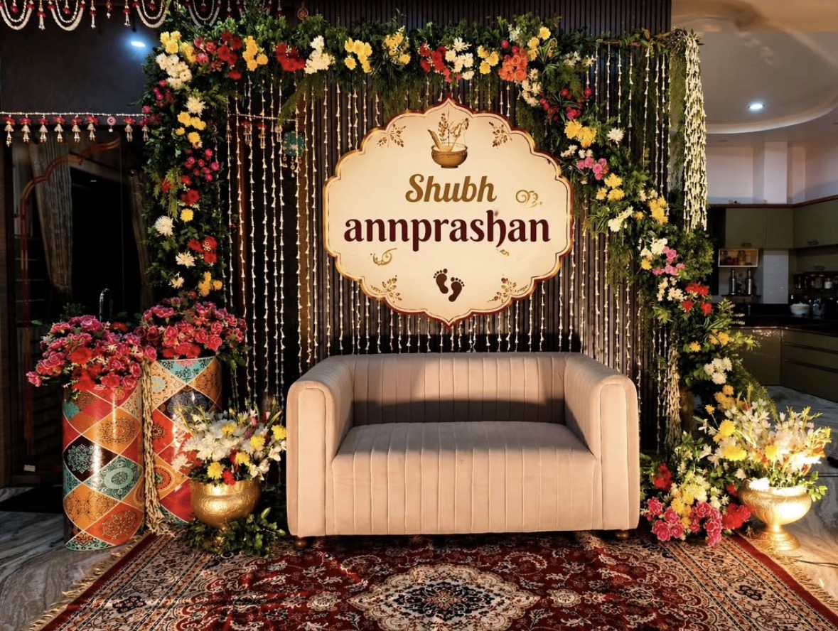 Pre-wedding photoshoot stage decoration