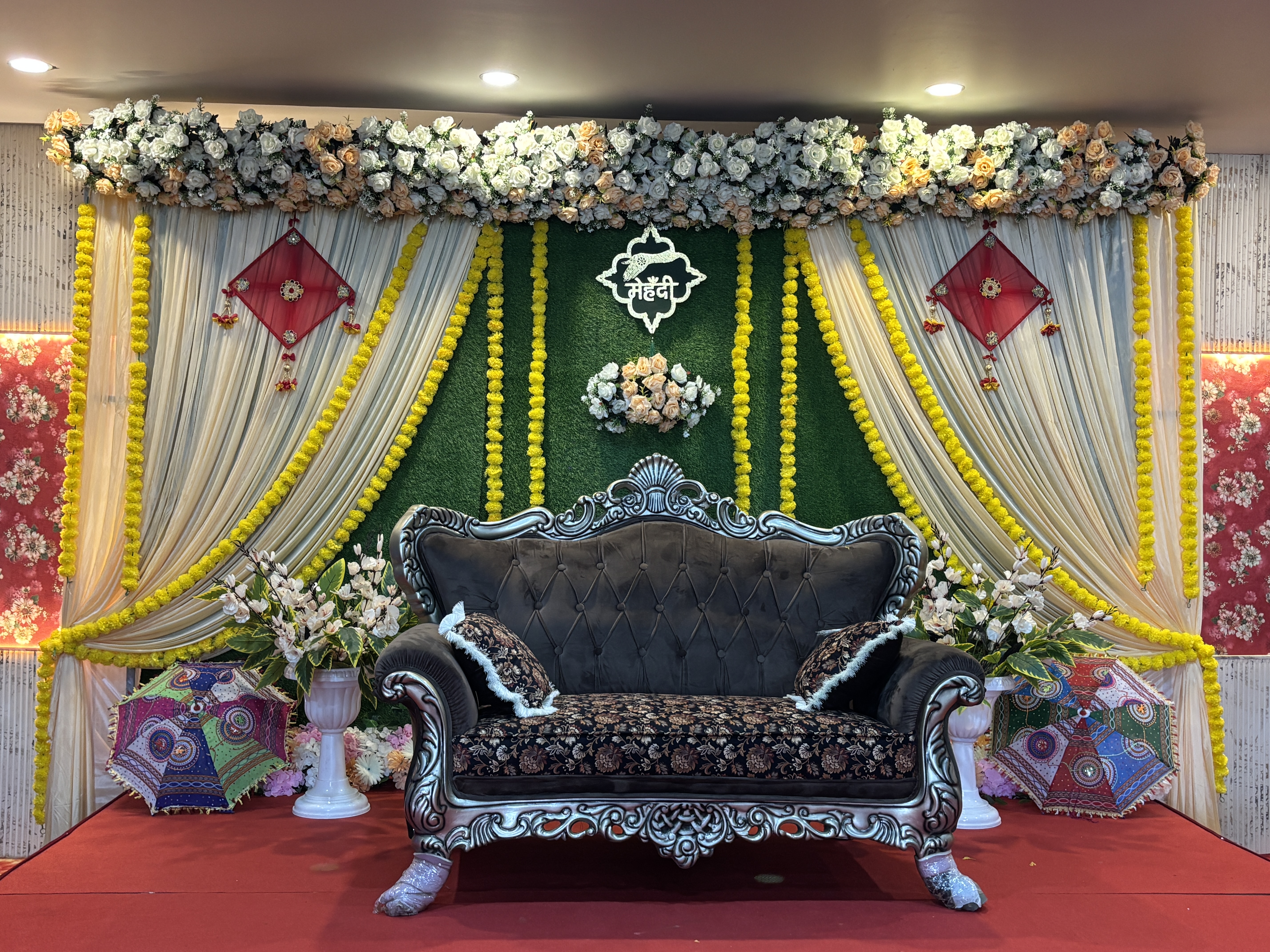 Grand bride and groom entry with special effects