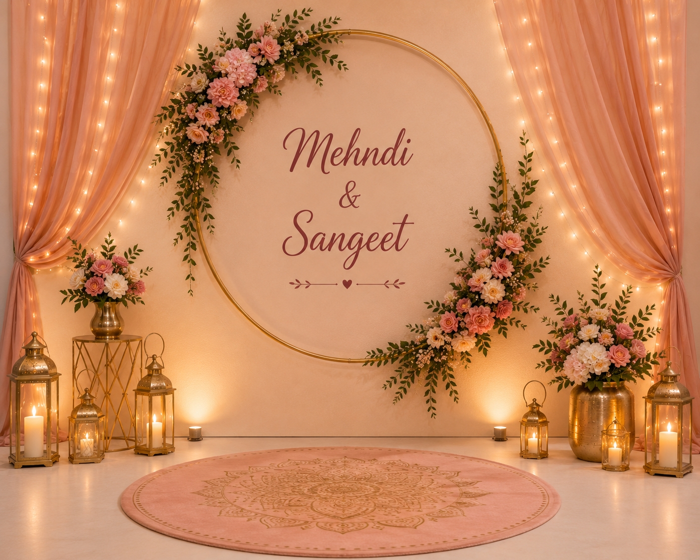 Beautiful Haldi ceremony floral decoration Gorakhpur