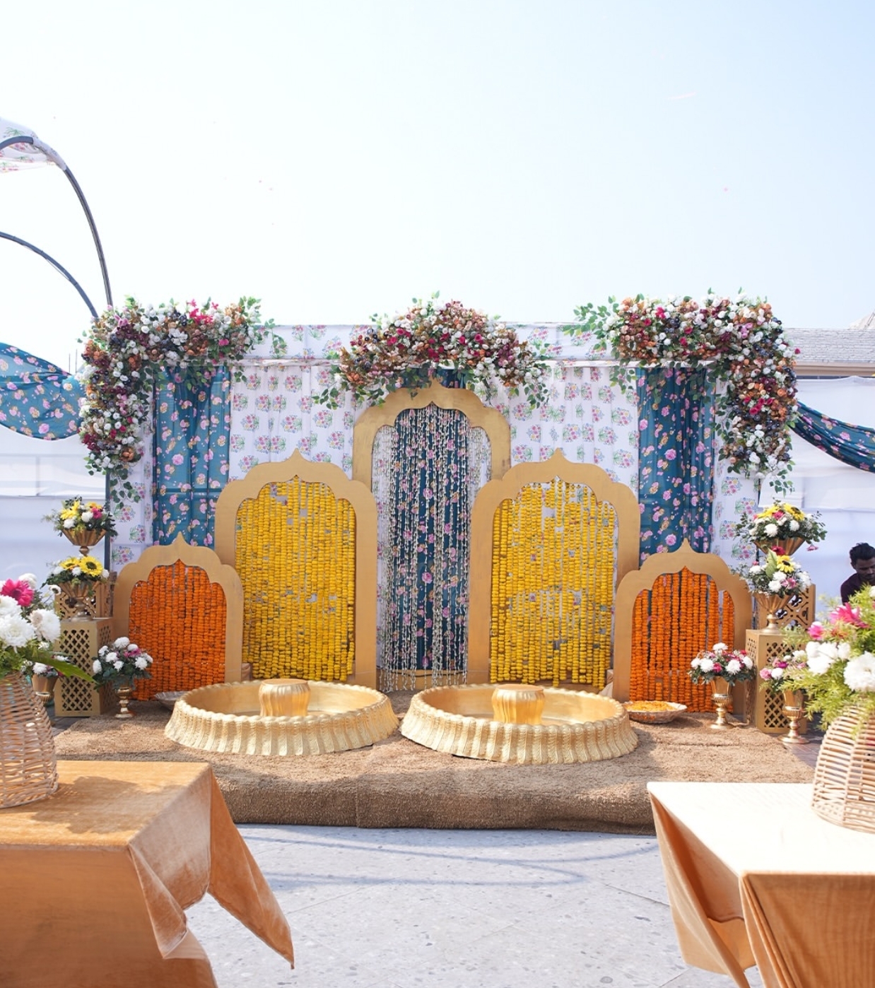 Traditional Indian wedding ceremony planned by Mahadev Events